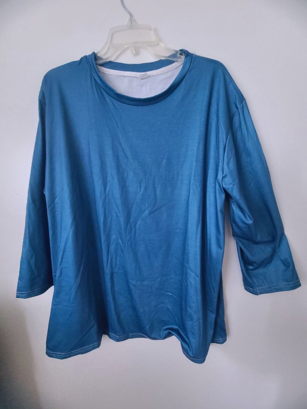 Ocean Blue 3/4 Sleeve T-Shirt-New